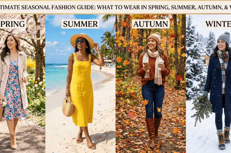 The Ultimate Seasonal Fashion Guide: What to Wear in Spring, Summer, Autumn, and Winter