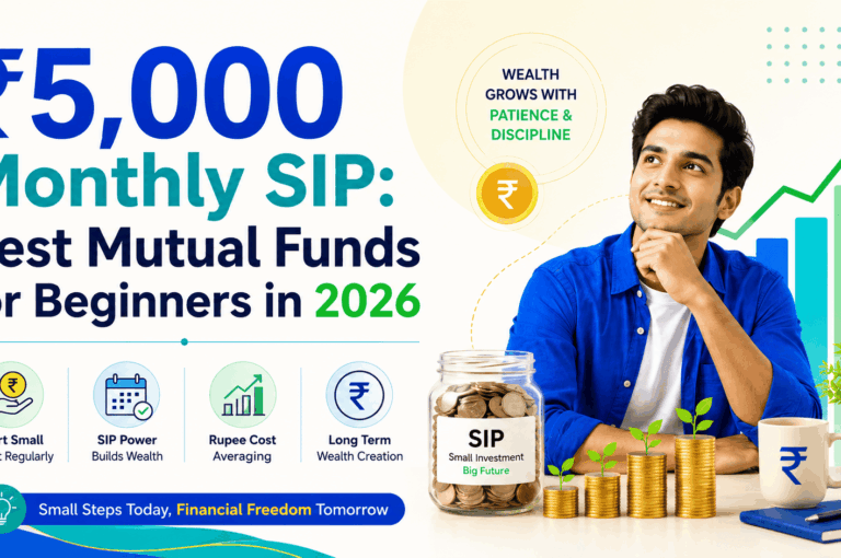 ₹5,000 Monthly SIP: Best Mutual Funds for Beginners in 2026