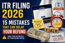 ITR Filing 2026: 15 Mistakes That Can Delay Your Refund