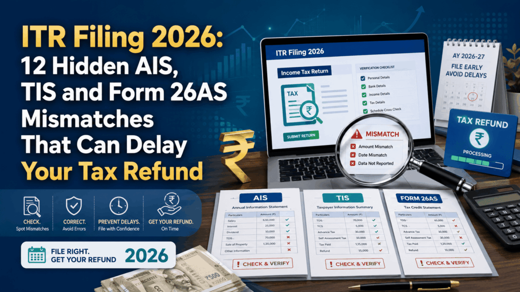 ITR Filing 2026: 12 Hidden AIS, TIS and Form 26AS Mismatches