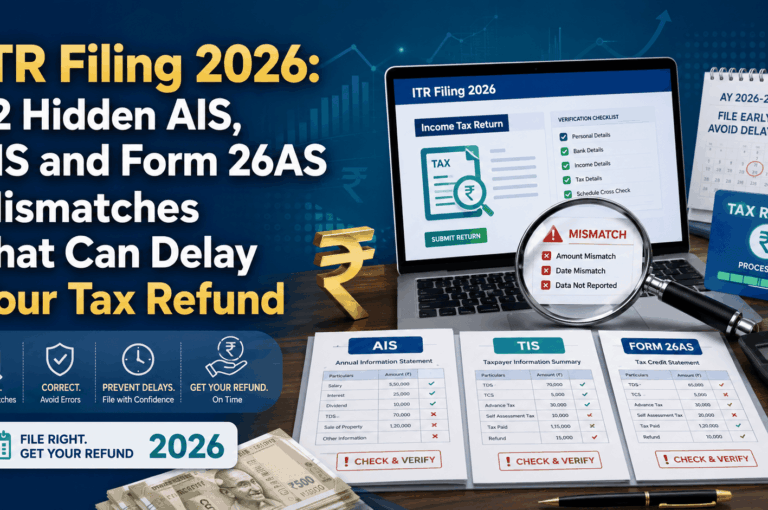 ITR Filing 2026: 12 Hidden AIS, TIS and Form 26AS Mismatches That Can Delay Your Tax Refund