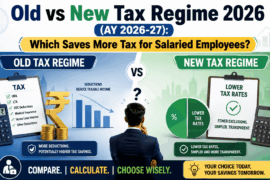 Old vs New Tax Regime 2026 (AY 2026-27): Which Saves More Tax for Salaried Employees?