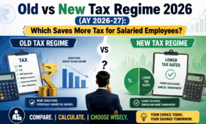 Old vs New Tax Regime 2026 (AY 2026-27): Which Saves More Tax for Salaried Employees?