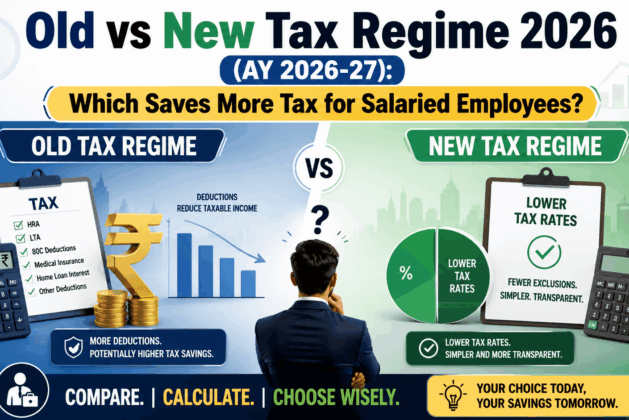 Old vs New Tax Regime 2026 (AY 2026-27): Which Saves More Tax for Salaried Employees?