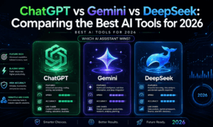 ChatGPT vs Gemini vs DeepSeek: Comparing the Best AI Tools for 2026