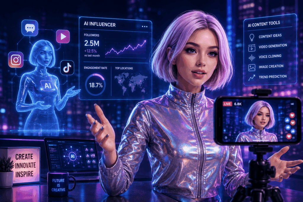 Future of Content Creation: How AI Influencers are Taking Over