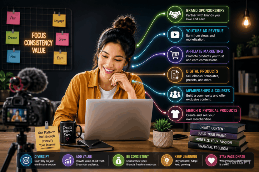 Maximizing Your Earnings: Building Multiple Income Streams as a Content Creator