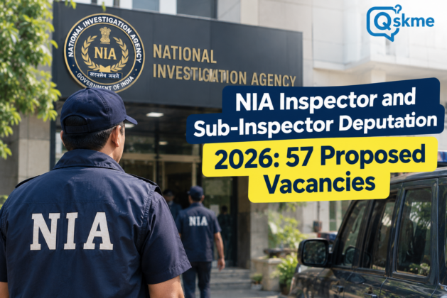 NIA Inspector and Sub-Inspector Deputation 2026: 57 Proposed Vacancies